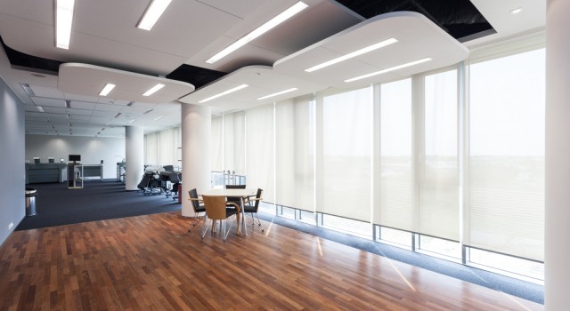 Interior of an office in a printing company