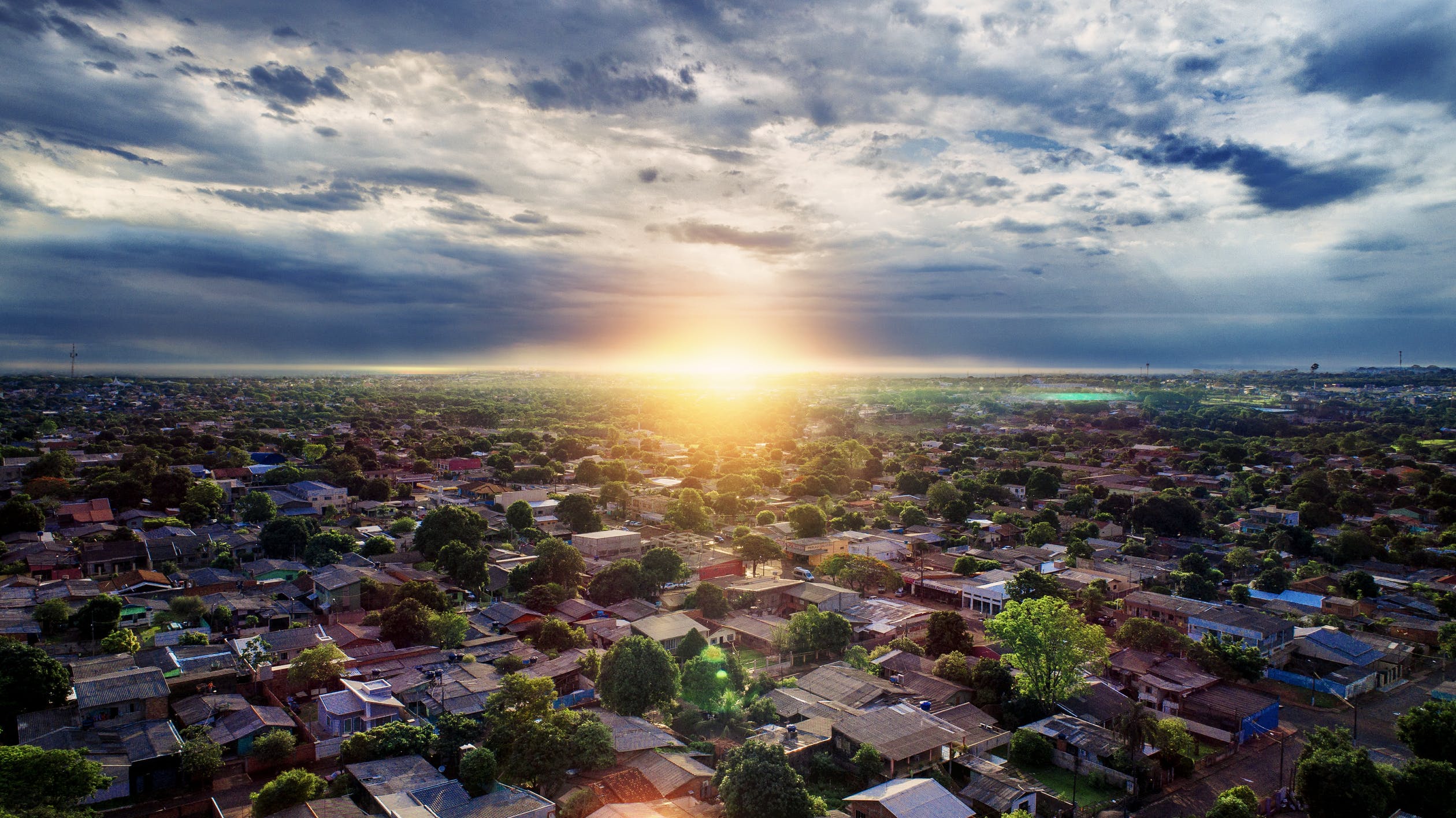 birdseye view houses